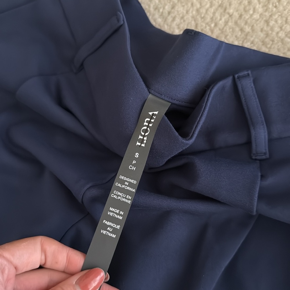 NWT Vuori Maven WideLeg Pants, navy blue coast S - Picture 4 of 6